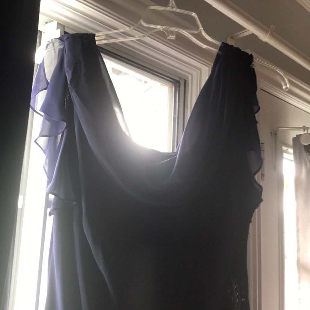 Dark blue dress